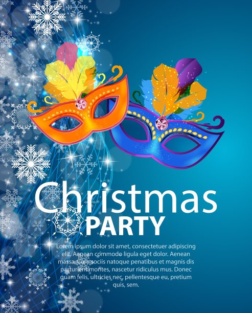 圣诞快乐，新年晚会图片下载