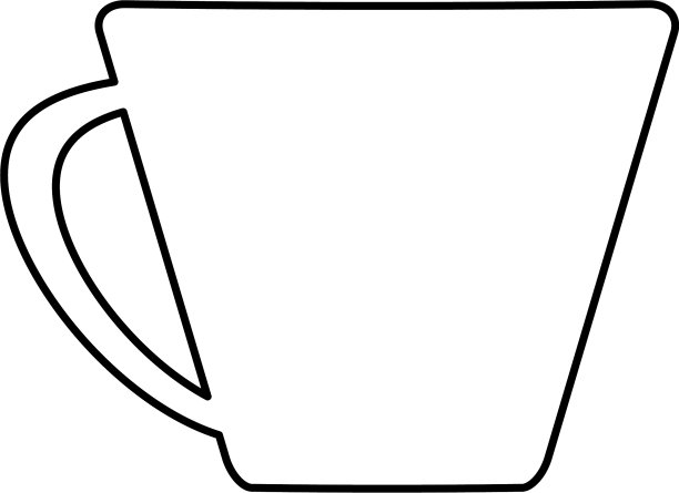 杯子或马克杯的图标形象图片下载