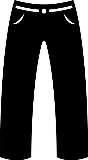 裤子图标平图片下载