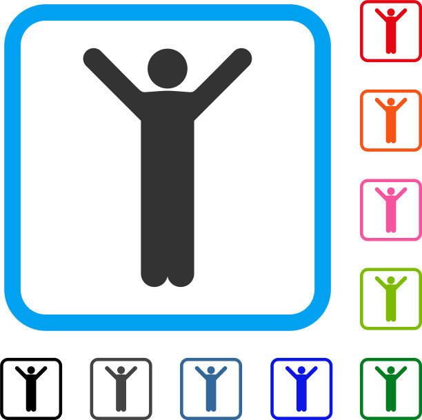 快乐的人相框图标图片下载