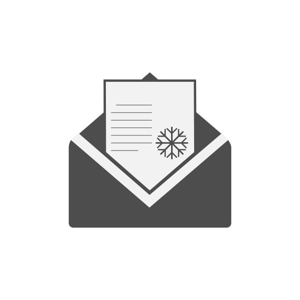 圣诞图标：圣诞邮件消息图标图片下载