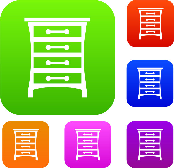 五斗橱套装收藏图片下载