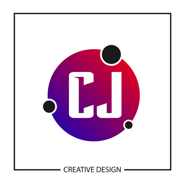 字母CJ Logo模板设计图片下载