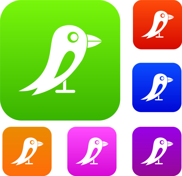 社交网络鸟类集合图片下载