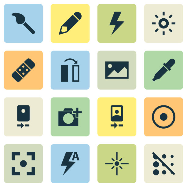 图像图标集合摄影模糊图片下载