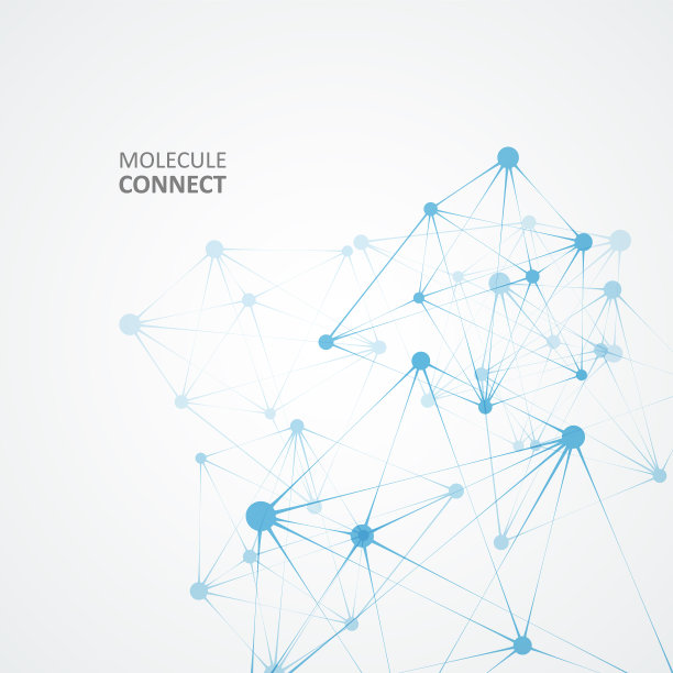 网络连接现代设计抽象科学图片下载