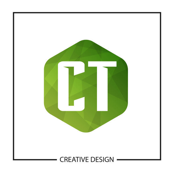 CT字母Logo模板设计图片下载