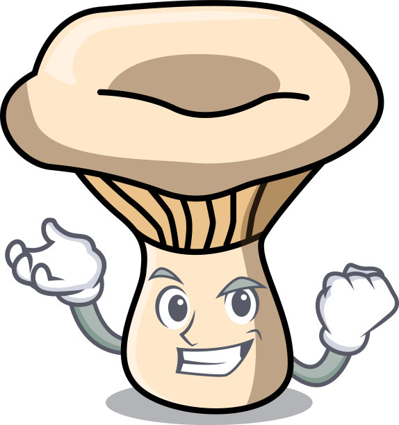 成功的奶蘑菇人物卡通图片下载