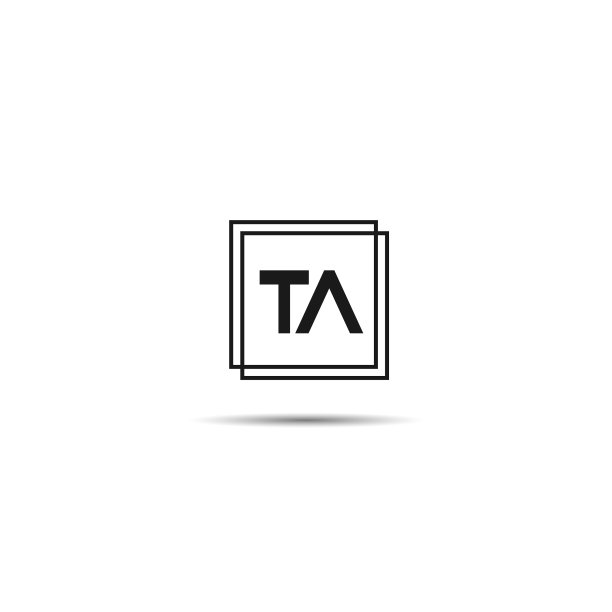 首字母TA标志模板设计图片下载