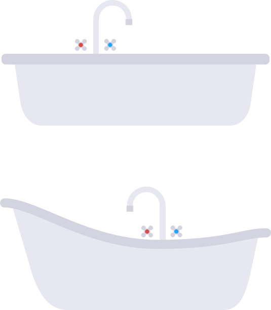 浅灰色套古典和现代浴室图片下载