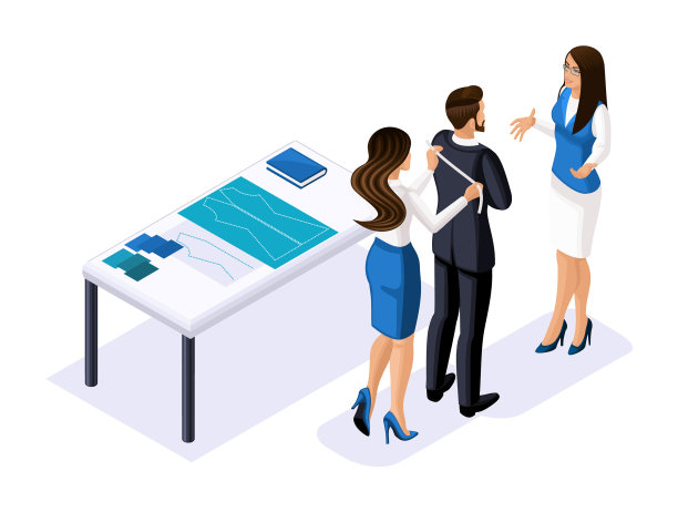 等距裁缝设计师的工作与图片下载