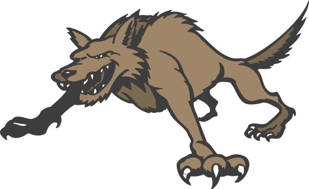 狼卡通动物卡通人物图片下载