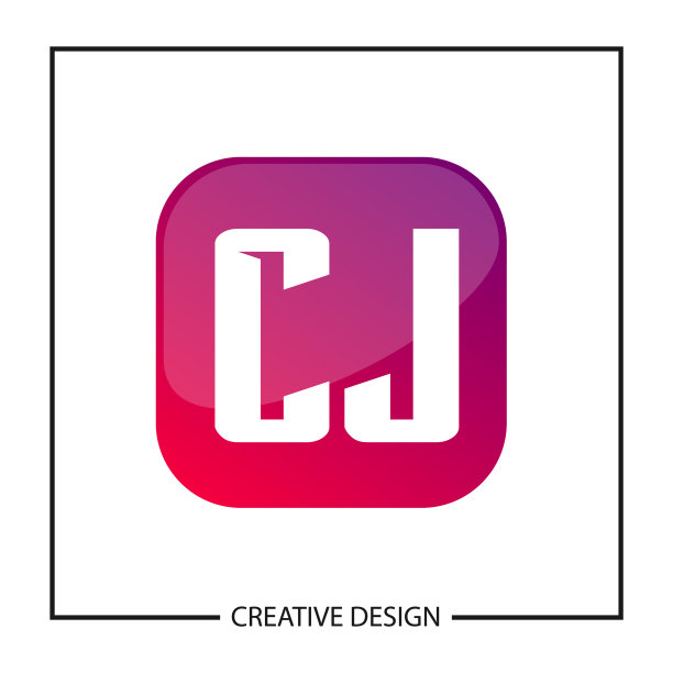 首字母cj标志模板设计图片下载