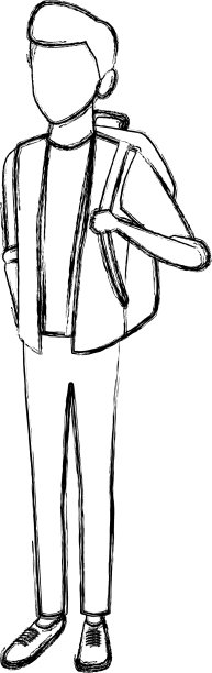 青年学生卡通图片下载