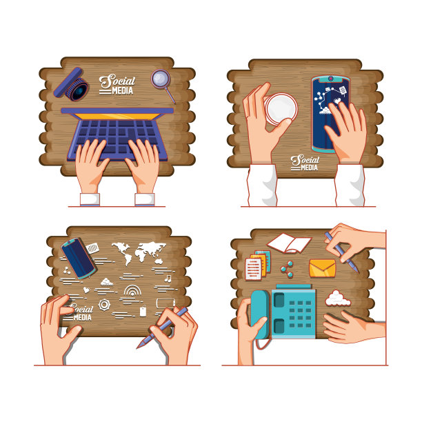 社交媒体营销图片下载