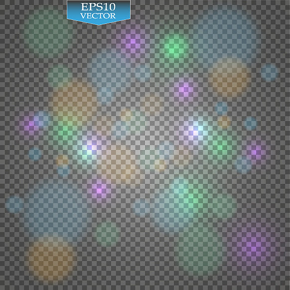 股票散景照片效果圣诞灯光模糊图片下载