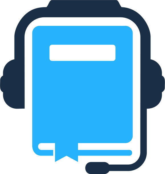 书籍播客标志图标设计图片下载