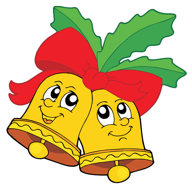 带丝带的圣诞戒指图片下载