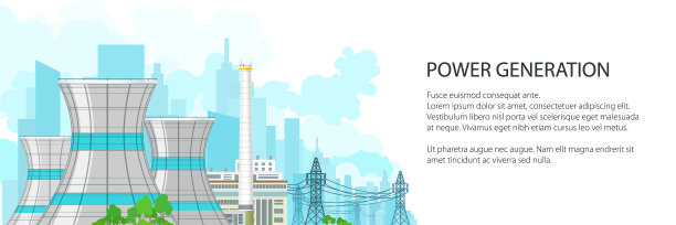 白色横幅，上面有动力装置图片下载