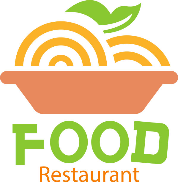 菜餐厅标志菜背景图像图片下载
