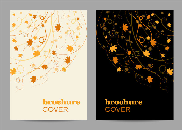 a4纸小册子封面的现代模板图片下载