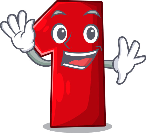 在卡通上挥舞着第一个食指图片下载