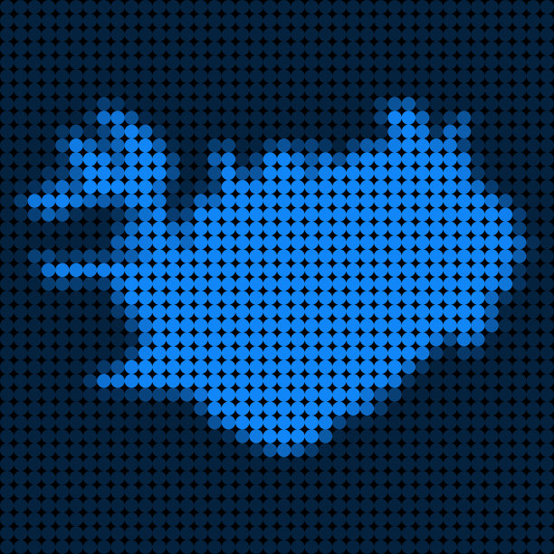 点像素冰岛图图片下载