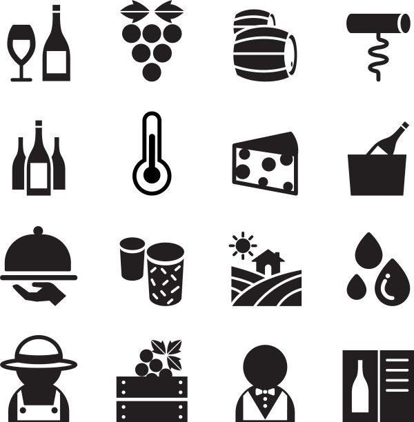 酒的图标集图片下载