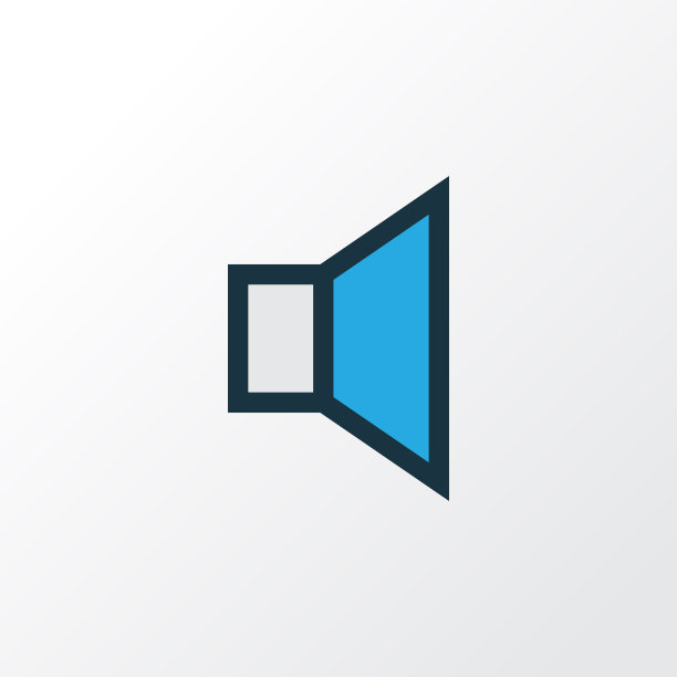 静音彩色轮廓符号优质图片下载