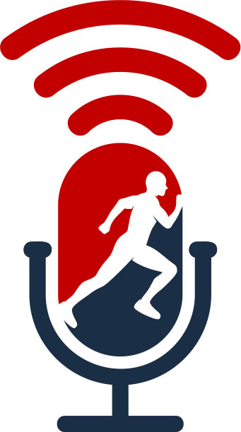 运行播客标志图标设计图片下载