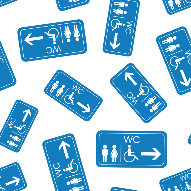 卫生间无缝模式的卫生间背景业务图片下载