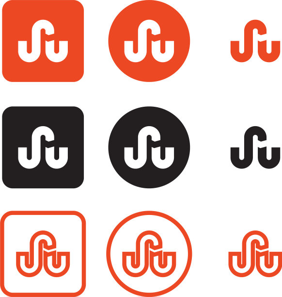 偶然发现社交媒体图标图片下载