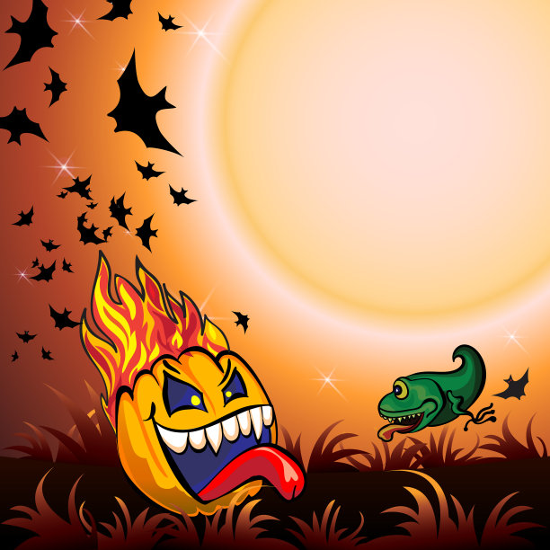 万圣节晚会背景图片下载