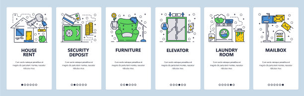 网站线性艺术登陆屏幕图片下载