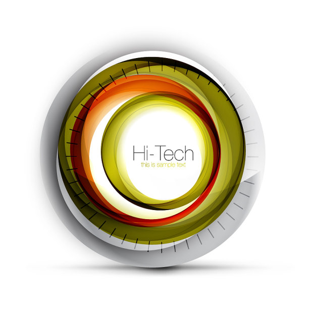 数字技术球体网页横幅按钮或图标图片下载