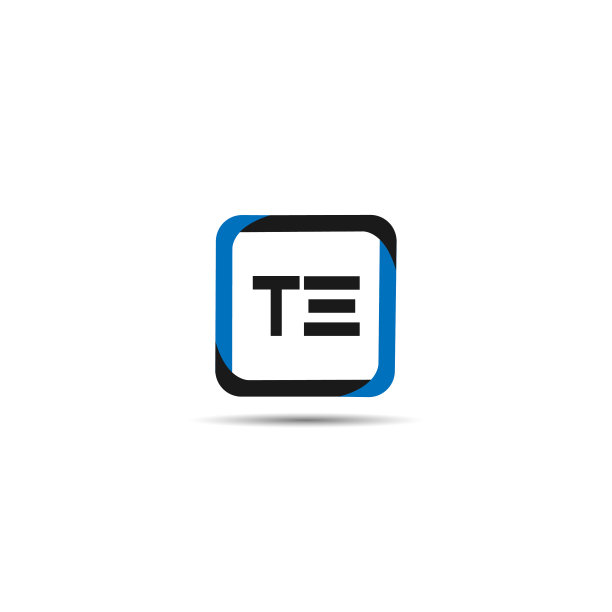字母TE标志模板设计图片下载
