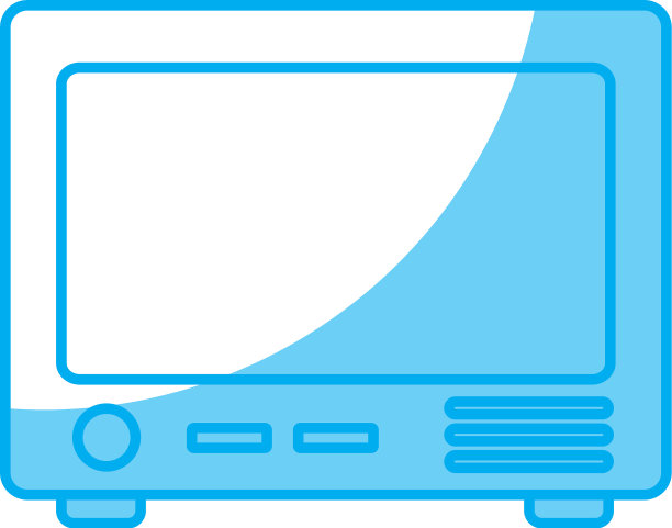 复古的电视图标图片下载