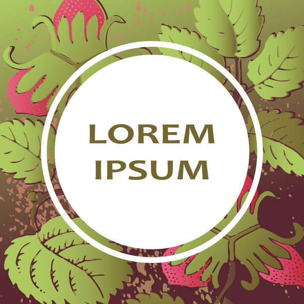 草莓图案设计手模板产品图片下载