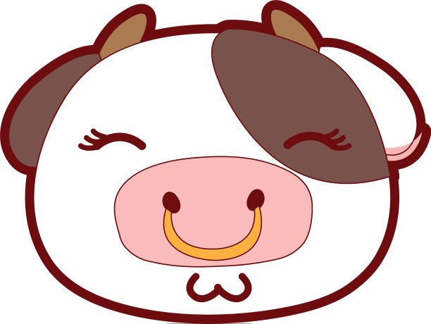 线色喜牛头野兽图片下载