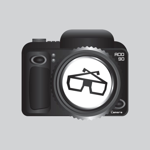 3d数码相机眼镜图片下载