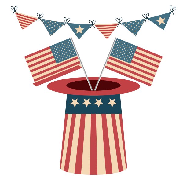 美国国旗图标图片下载