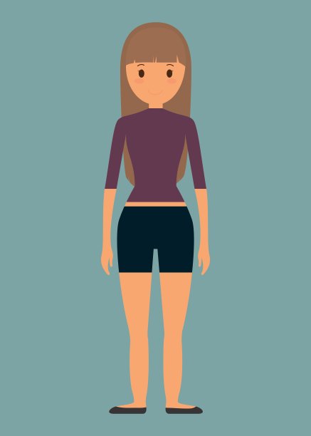 年轻女性偶像形象图片下载