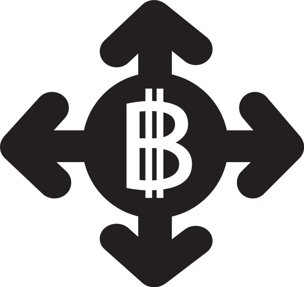 区块链比特币加密货币符号图标图片下载