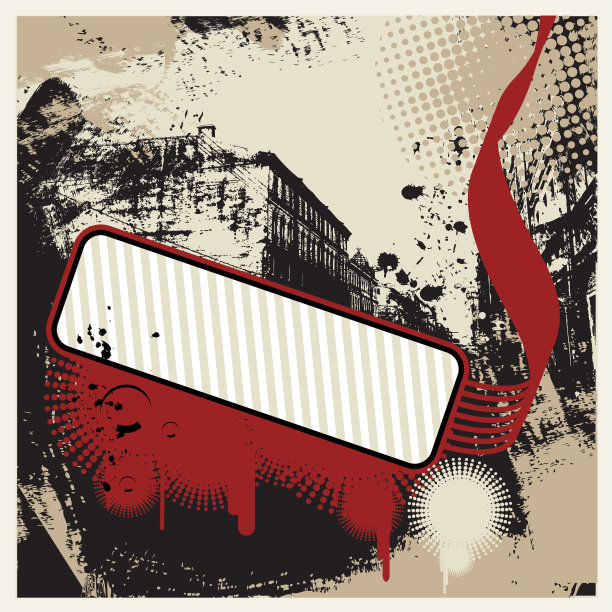 垃圾摇滚抽象的城市背景图片下载