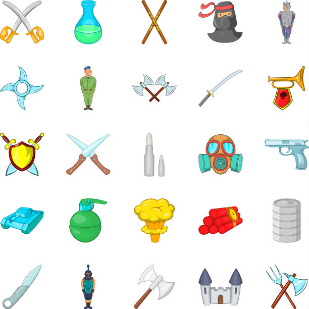 武术偶像设定卡通风格图片下载