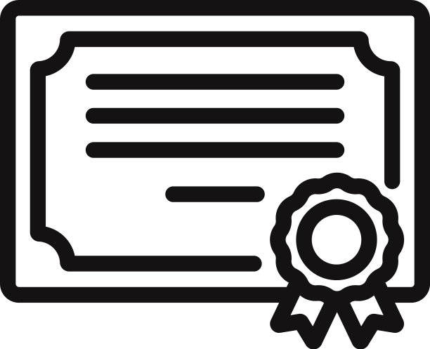 证书的图标图片下载