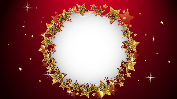 豪华模板卡四舍五入的金星图片下载