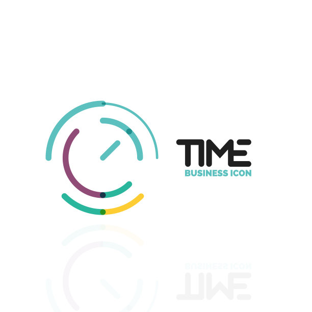 抽象的标志概念时间概念或时钟图片下载
