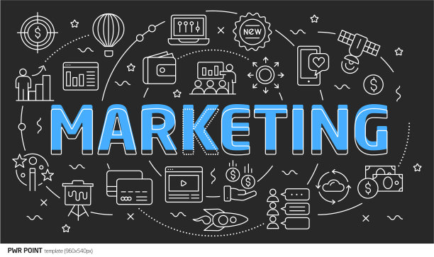 线模板营销图片下载