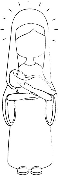 圣母玛利亚的图标图片下载